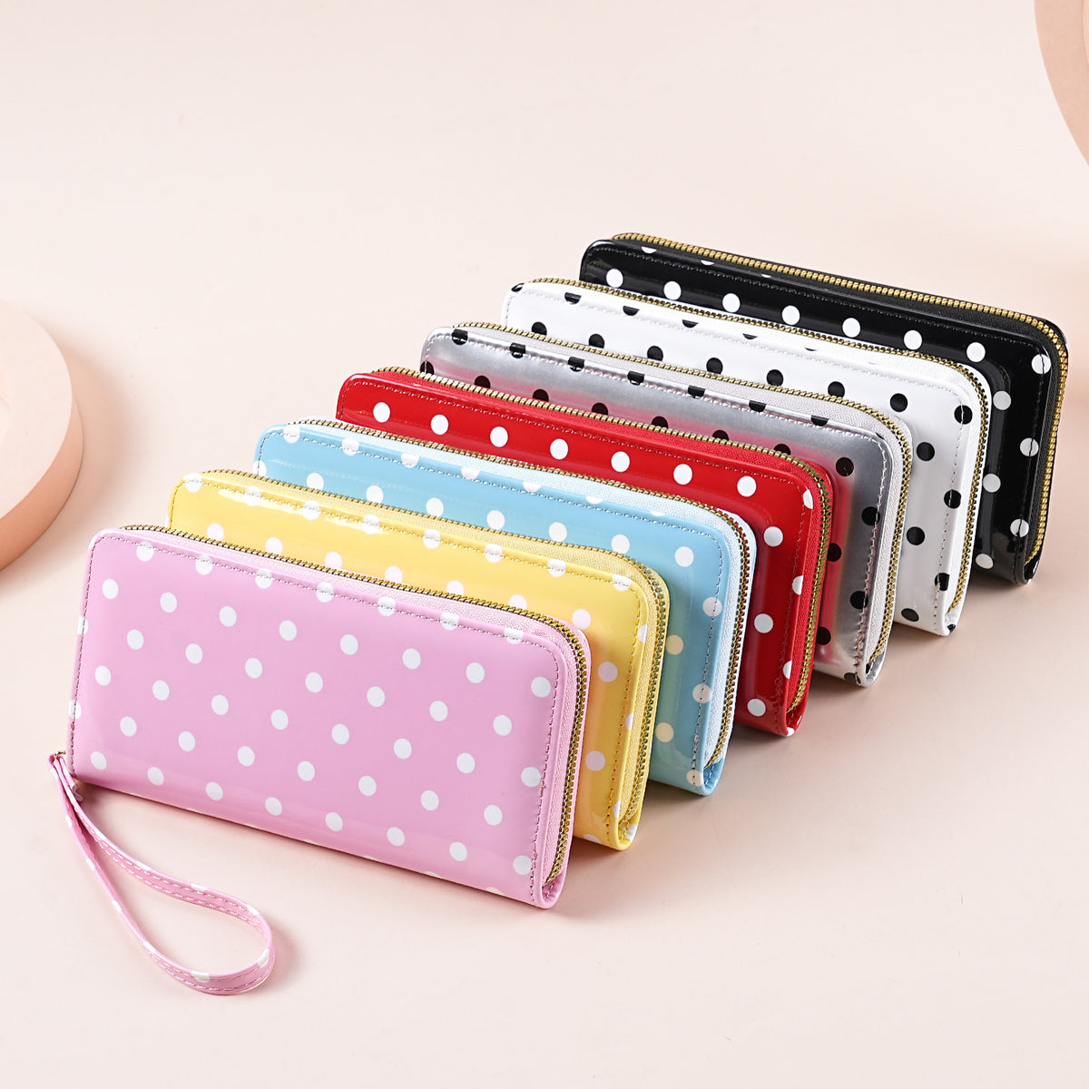 Long Zipper Clutch Wallet - DippedShop Wholesale - #1907