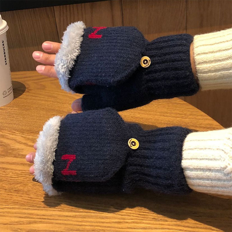 Knitted Convertible Mittens - DippedShop Wholesale - #2563