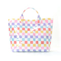 Minimalist Color Block Striped Portable Tote Bag MK2BLW6W10BBG585