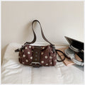 Stylish Polka Dot Canvas Shoulder Bag 6W10BBG1853