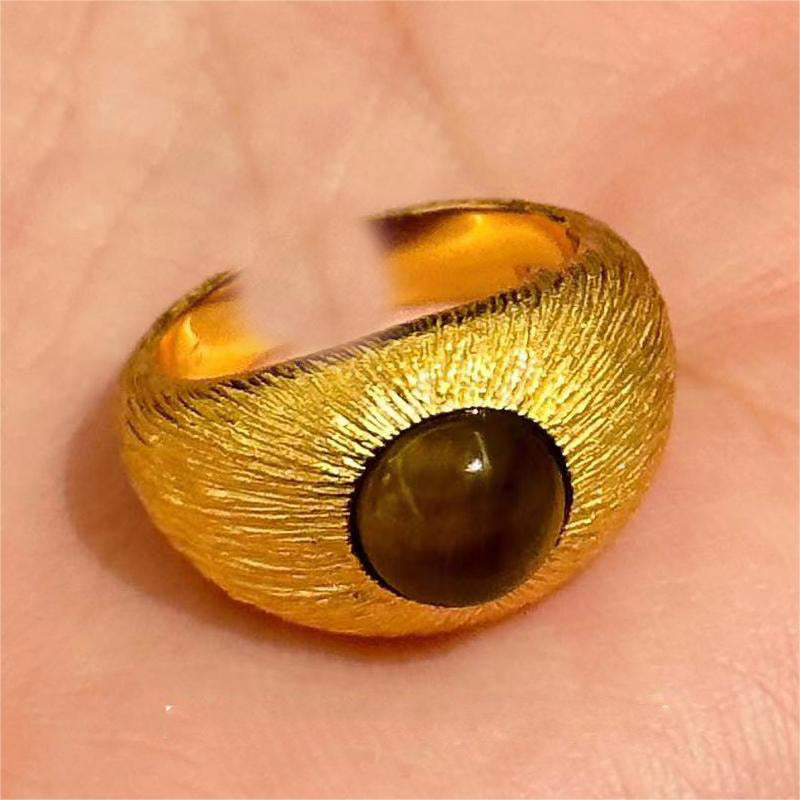 Elegant Tiger's Eye Stone Vintage Rings DPJR1431