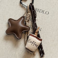 Vintage Star Pendant Keychain Bag Charm 6W10BBC350