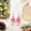 Christmas Tree Dangle Earrings - DippedShop Wholesale - #0275