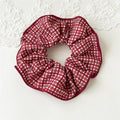 Plaid Polka Dot Scrunchie - DippedShop Wholesale - #7971