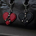 Studded Heart Bag Charm - DippedShop Wholesale - #0499
