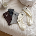 Simple Polka Dots Bow Knot Crew Socks 6W8FSO739