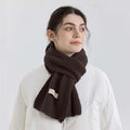 Versatile Knit Imitation Cashmere Scarf 6W6NSW251