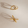 Geometric Cubic Zirconia Ring - DippedShop Wholesale - #4963