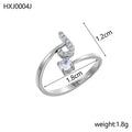 Simple Gold Plated Rhinestone - DippedShop Wholesale - #3411