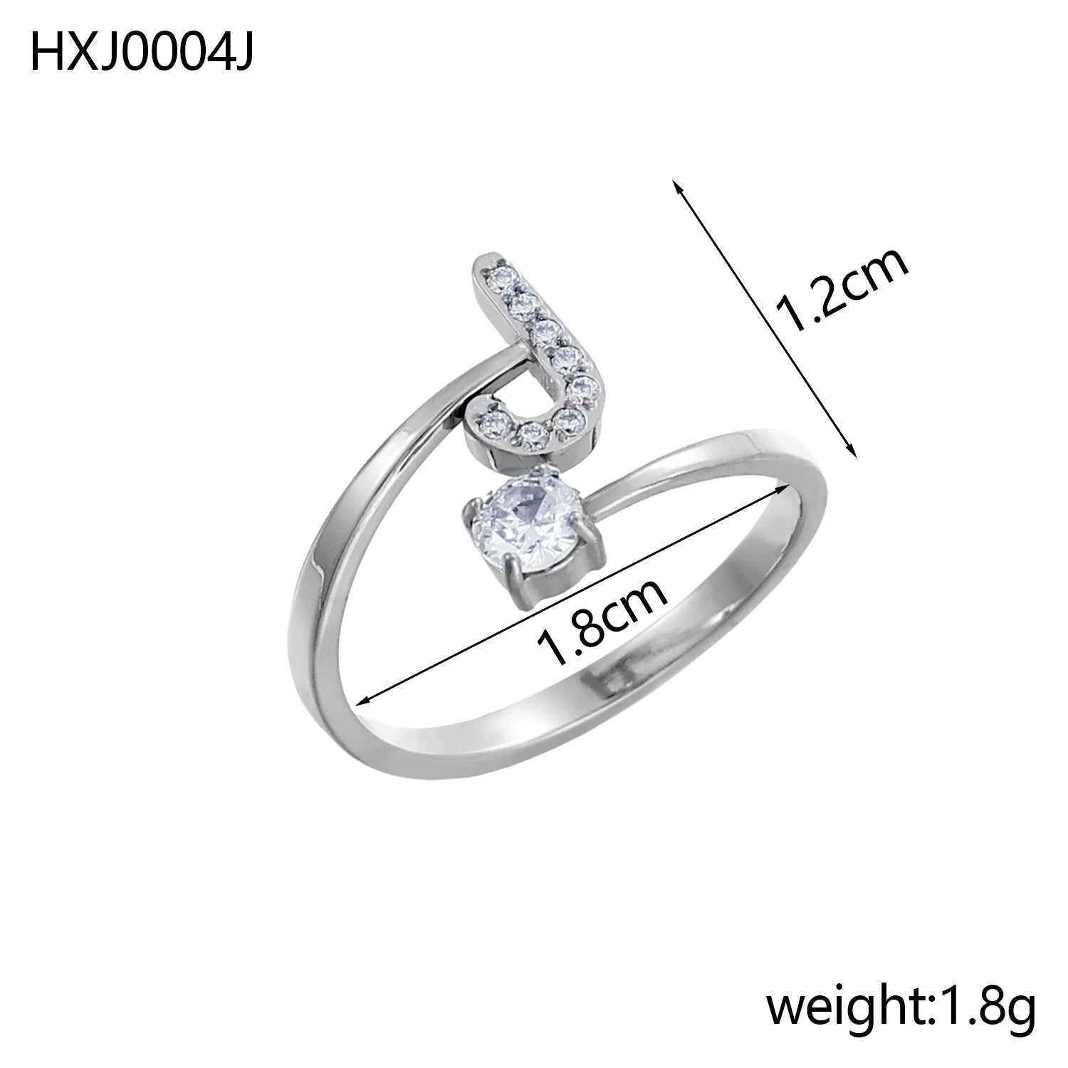 Simple Gold Plated Rhinestone - DippedShop Wholesale - #3411