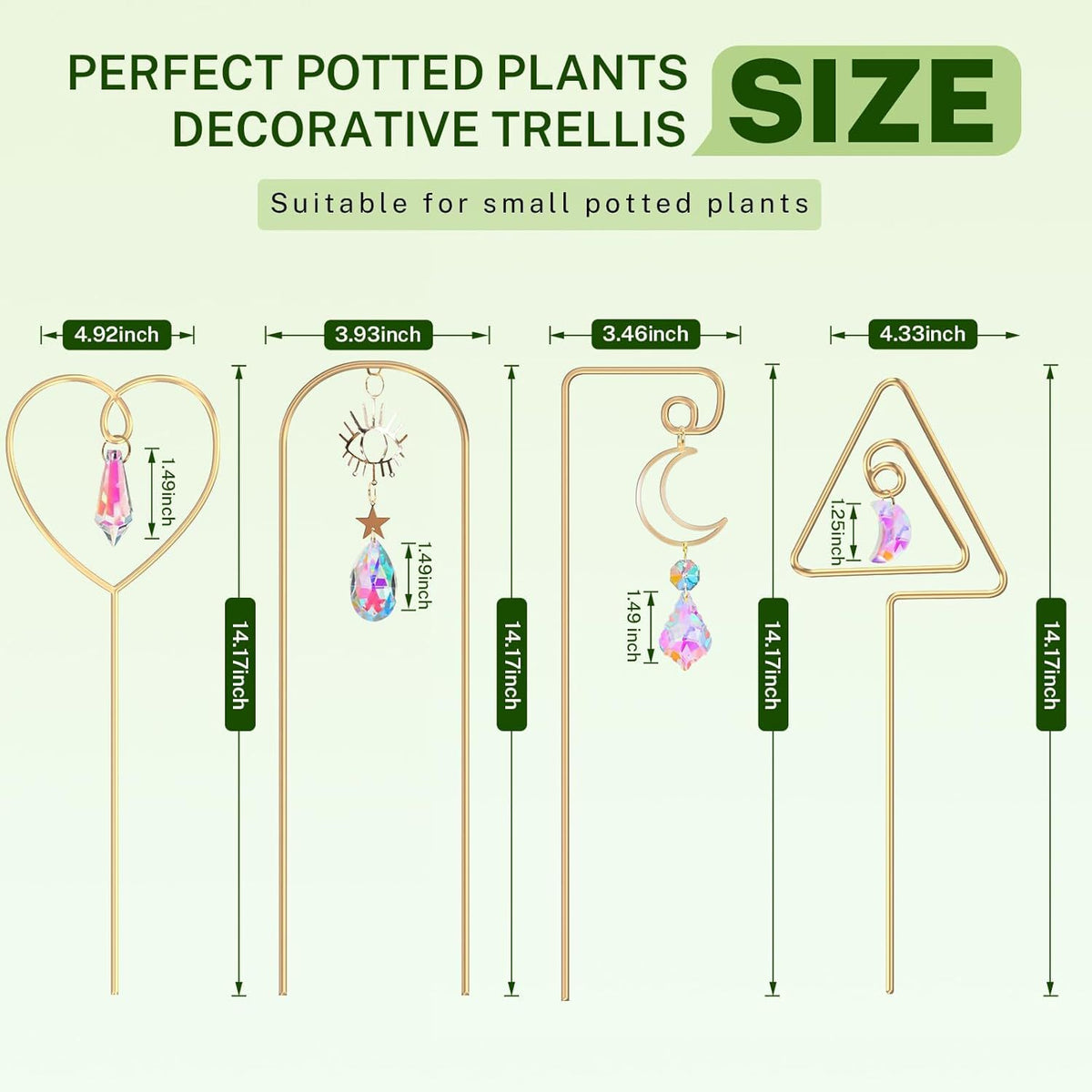 Mini Indoor Plant Crystal Suncatcher 6H7HLS227