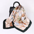 Vintage Paisley Print Large Square Scarf MK2BW6W6NSI32