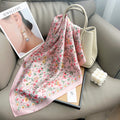 Fresh Floral Print Headscarf Square Scarf MK2BW6W6NSI07