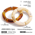 Vintage Amber Acrylic Bracelets - DippedShop Wholesale - #5987