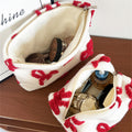 Sweet Bowknot Decor Large Capacity Cosmetic Bag 6C5CO283