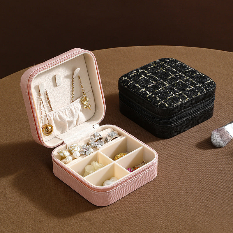 Portable Square Jewelry Box - DippedShop Wholesale - #0163