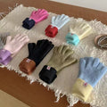Winter Color Block Touch Screen Knit Gloves 6W6GLO58