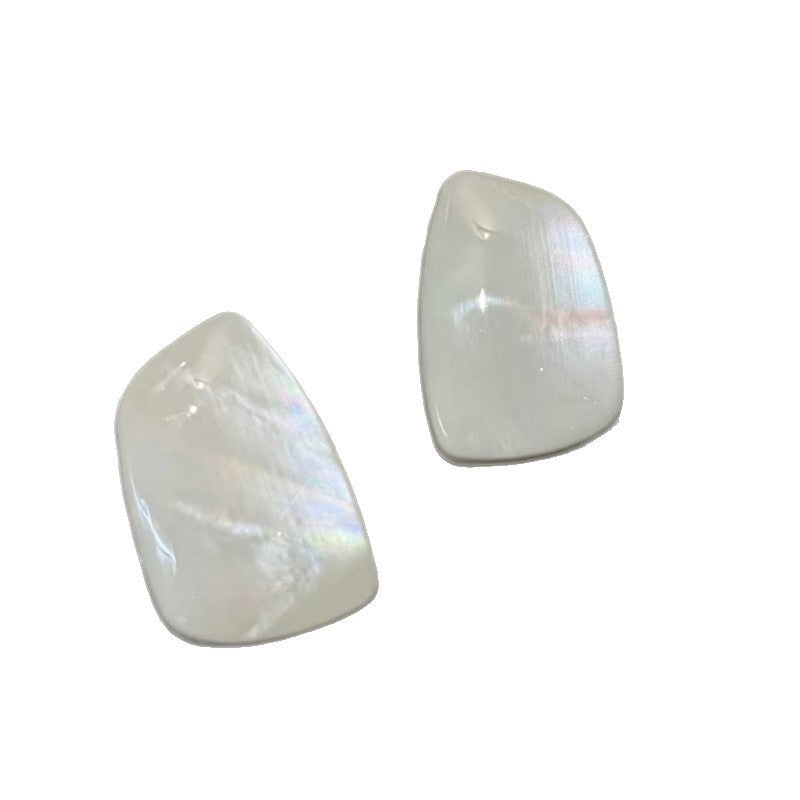 Geometric Enamel Stud Earrings - DippedShop Wholesale - #8643
