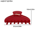 Minimalist Solid Color Strong Hold Hair Claw 8AS6HCP286L