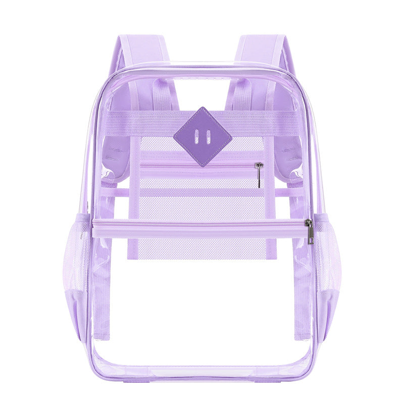 Minimalist Transparents PVC Waterproof Backpack 6S10BBG1477