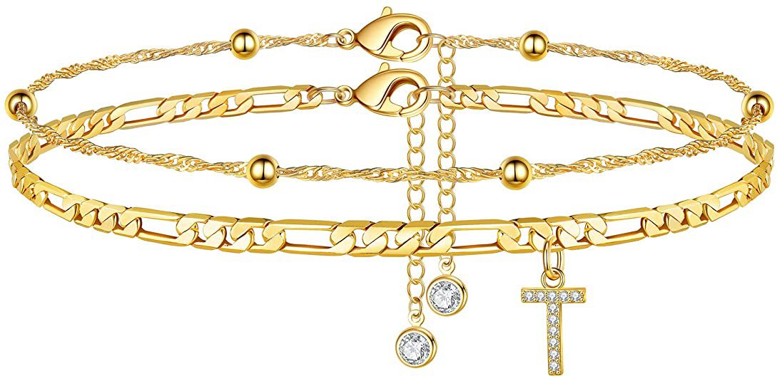 Trendy Initial Letter Gold Pla - DippedShop Wholesale - #0291