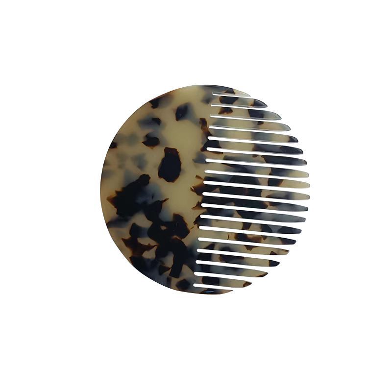 Round Mini Acrylic Portable Hair Combs DP25E690