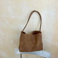 Minimalist Woven Texture Soft Tote - DippedShop Wholesale - #2003