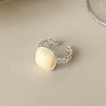 Stylish Gold Plated Diamond Open Ring 8ZA6JRG120T