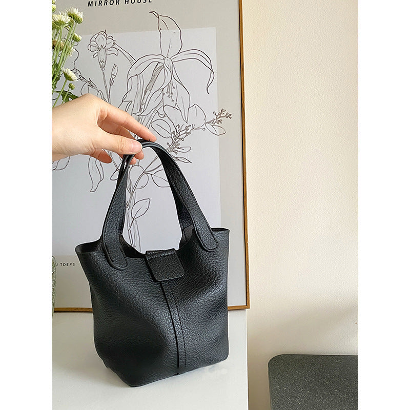 Trendy Soft PU Leather Bucket - DippedShop Wholesale - #6019