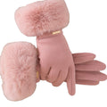 Winter Faux Fur Gloves - DippedShop Wholesale - #7859