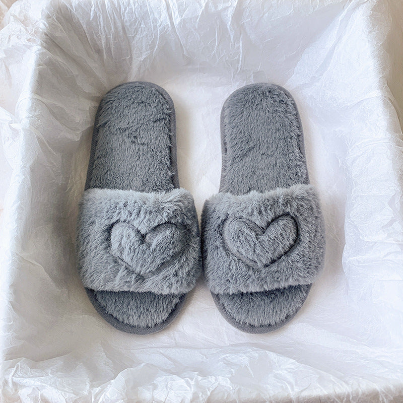 Fuzzy Plush Indoor Slippers - DippedShop Wholesale - #1987