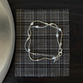 Elegant Pearl Beaded Chain Choker Neckalce 6W6JNC1059