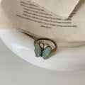 Vintage Butterfly Flower Ring - DippedShop Wholesale - #3875