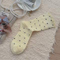 Cute Ruffled Polka Dots Crew Socks 6W8FSO815