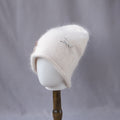 Cute Bowknot Pendant Angora Knit Beanie 6W6HAT706