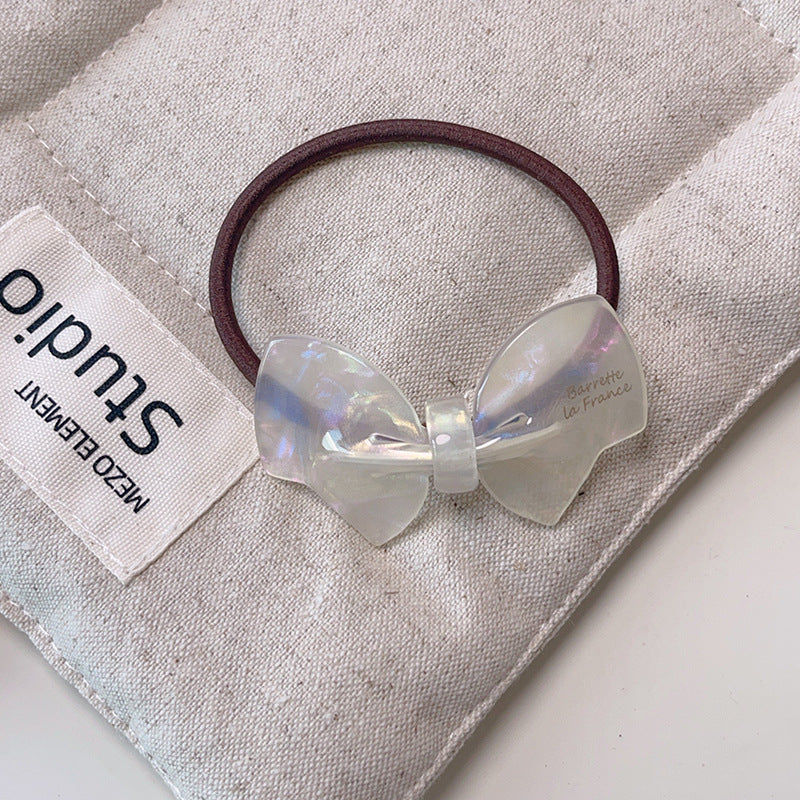 Sweet Bow Knot Elastic Ponytail Holder Hair Tie 6W6HSR466