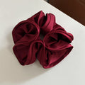 Elegant Solid Color Ruffled Hair Scrunchies 6W6HSR326