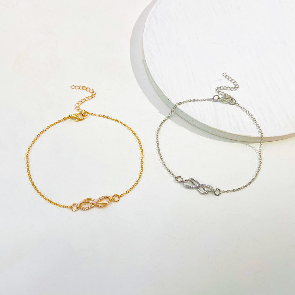 Vintage Zircon Delicate  Anklet  DPJA26