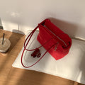 Retro Suede Mini Square Shoulder Bag 6W10BBG1872