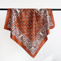 Vintage Paisley Print Lightweight Square Scarf MK2BW6W6NSI06