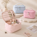 Simple Solid Color Quilt Shell Cosmetic Bag 6S5CO121