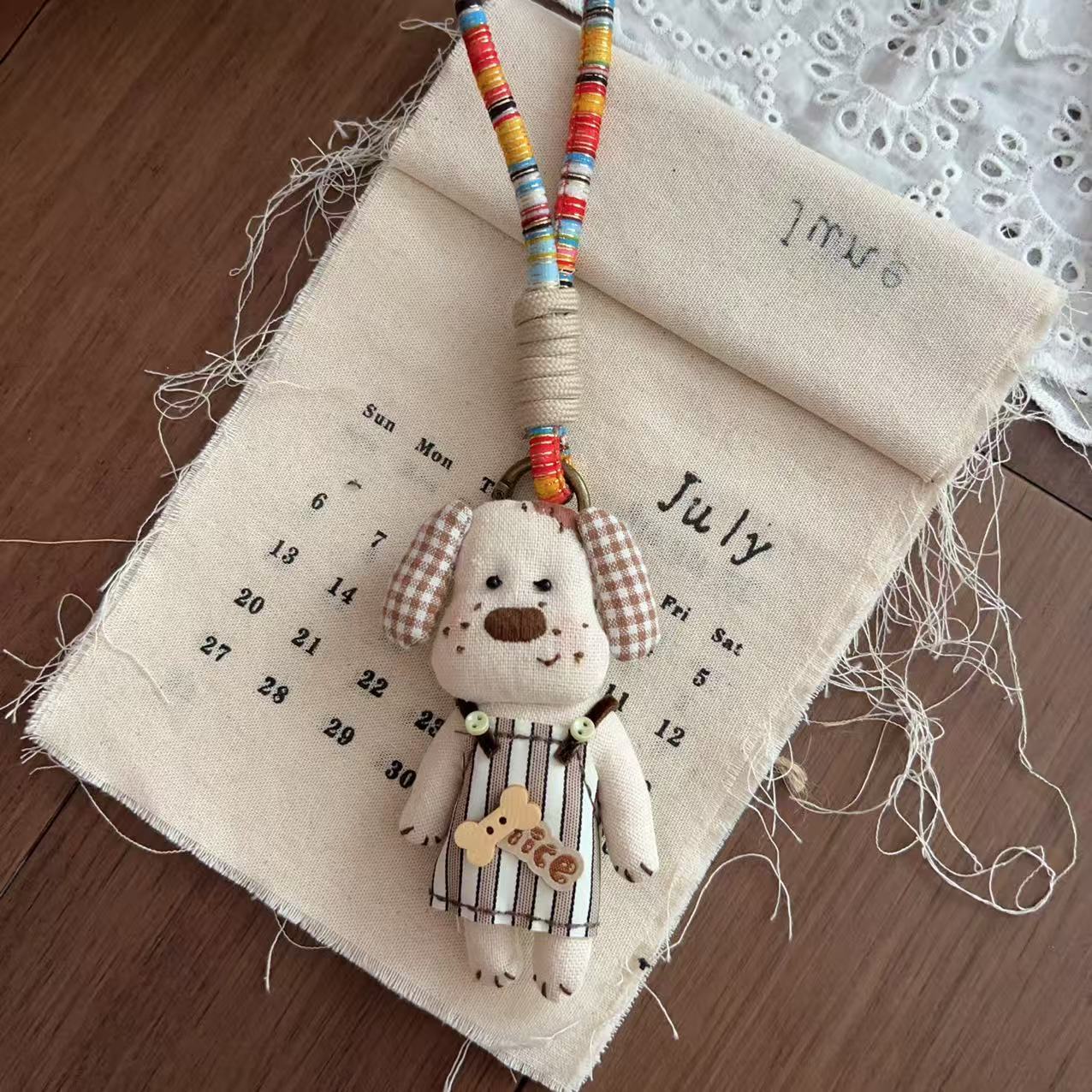 Cute Giraffe Doll Keychain Bag Charm 6W10BBC617