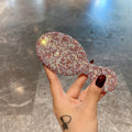 Rhinestone Mini Cushion Comb Portable Hair Brush 6C5CB160
