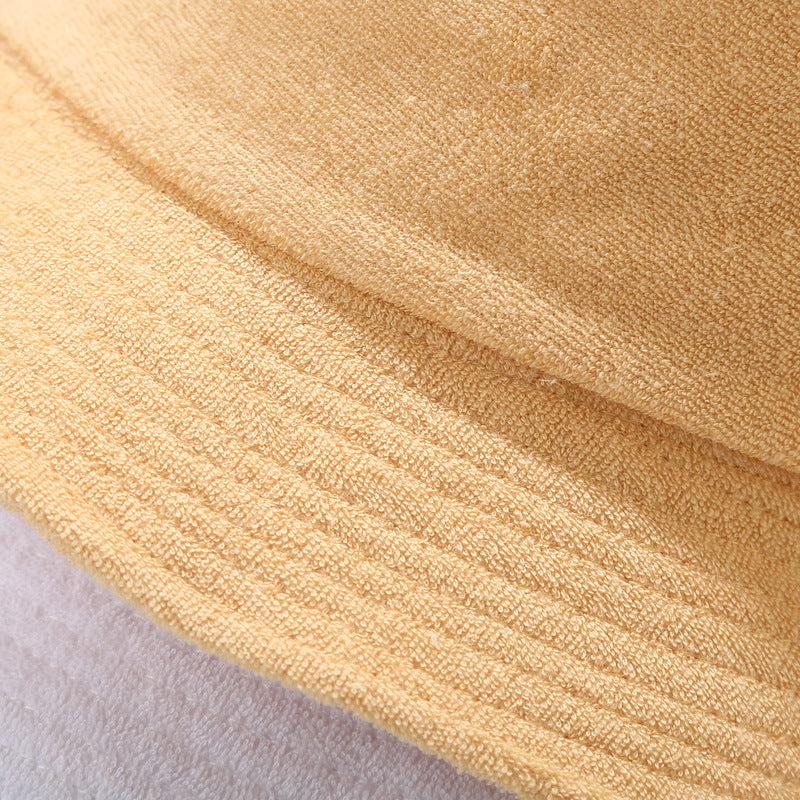 Fresh Solid Color Wide Brim Outdoor Bucket Hat MK2BW6W6HAT72