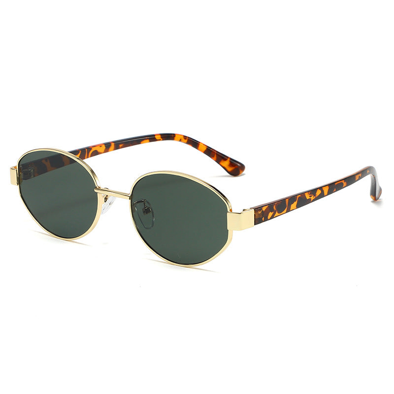 Retro Oval Frame Sunglasses - DippedShop Wholesale - #3811