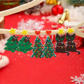 Cute Cartoon Mini Christmas Tree Stud Earrings 6W6JER684