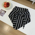 Stylish Color Block Striped Triangle Scarf 6W6NSW270