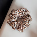 Vintage Leopard Print Elastic Hair Scrunchies 6W6HSR324