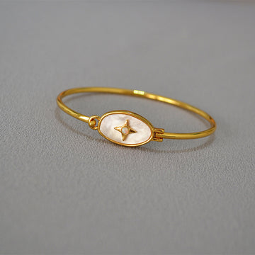 Elegant Colorful Opal Gold Plated Bracelet DP25D700