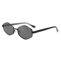 Geometric metal frame sunglasses - DippedShop Wholesale - #3123